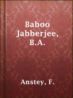 Baboo Jabberjee, B.A. - ebook
